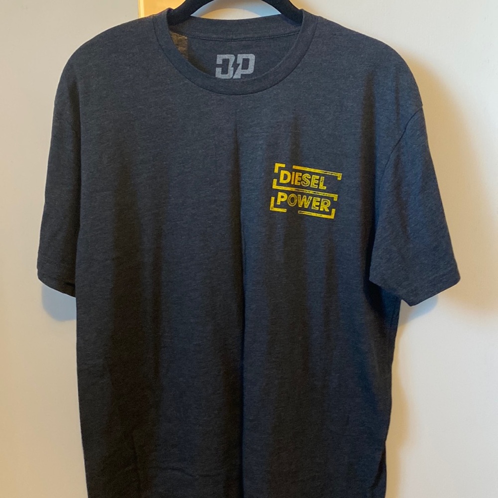 A dark gray T-shirt